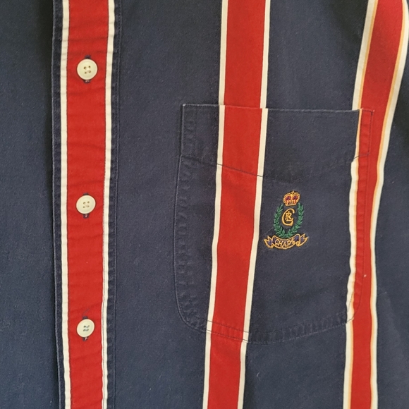Vintage Chaps by Ralph Lauren Short-Sleeve Button-Up Shirt - Picture 5 of 9